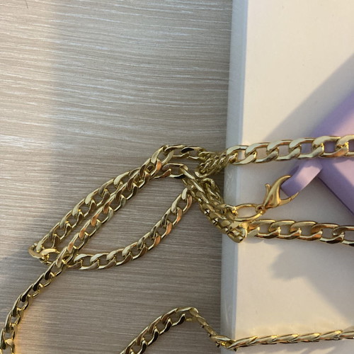Silicone case for iPhone 8 Plus new with gold chain