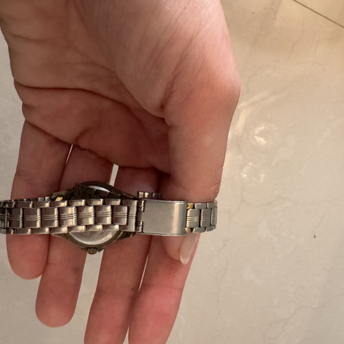 Catamaran vintage wristwatch used, silver