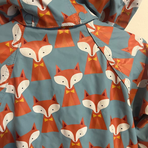 Light jacket Beauty and the Bib with fox print like new