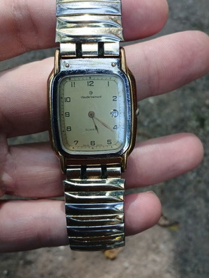 Claude Bernard men's watch used, gold and silver