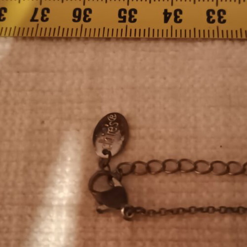 Vintage Claire's necklace with safety clasp used, gold color