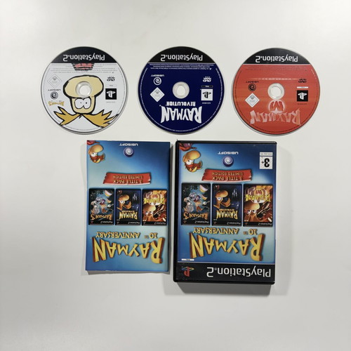 Rayman 10th Anniversary PlayStation 2 game used, complete with manual
