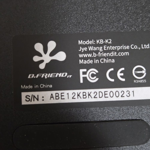 B.Friend K2 aluminum Bluetooth keyboard