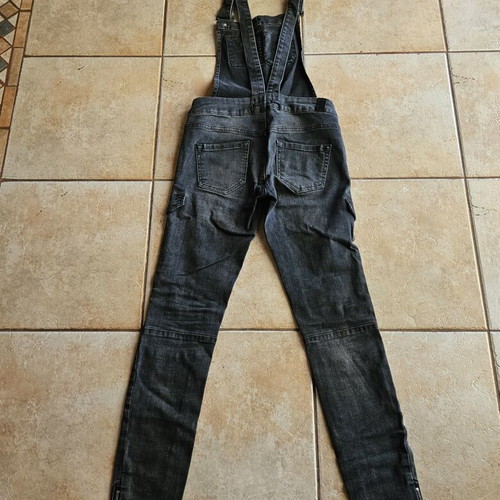 BSB black denim salopette