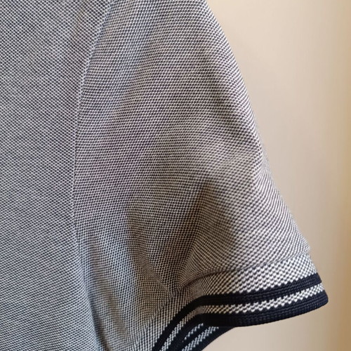 Fred Perry Grey Piqué Polo Shirt Size Small Like New