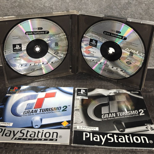 Gran Turismo 2 PlayStation 1 game, complete discs and manuals