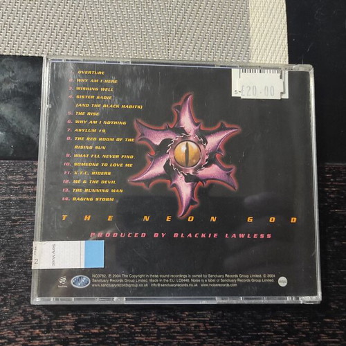 W.A.S.P Neon God Part 1 The Rise sealed metal CD