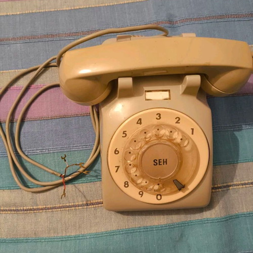 Greek retro telephone Standard electric used