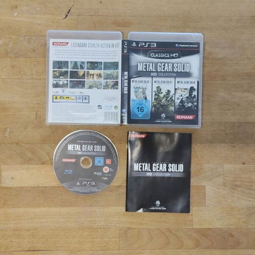 Metal Gear Solid HD Collection PS3 game, German edition