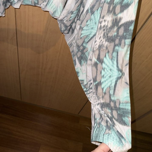 Patiala pants custom made, like new, gray multicolor
