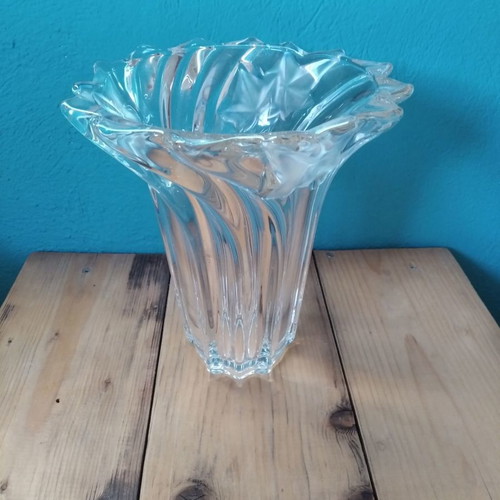 Crystal vase used, Germany