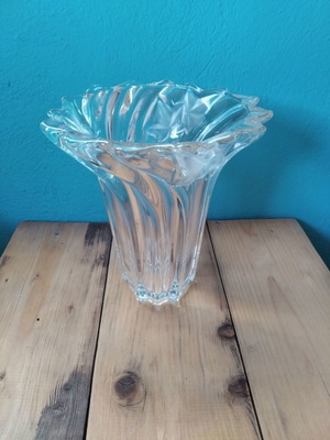 Crystal vase used, Germany