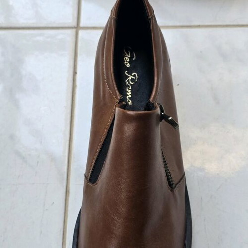Gkoulis Leather Brown Moccasins New Size 40