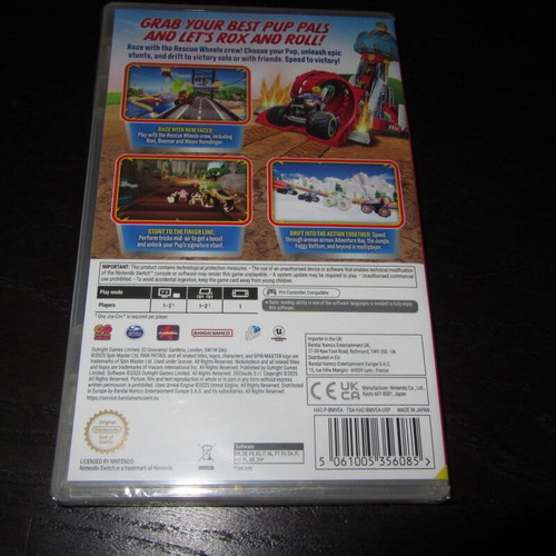 Paw Patrol Rescue Wheels Championship Nintendo Switch game