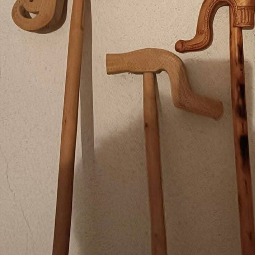 Handmade walking sticks like new
