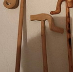 Handmade walking sticks like new
