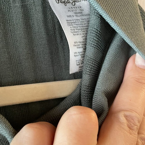 Pepe Jeans knitted pants like new, green, size S