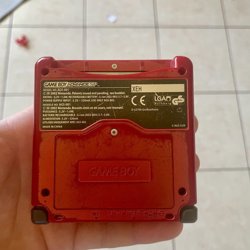 Nintendo Advance SP handheld console