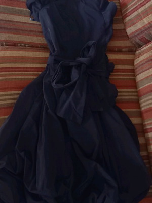 Balloon dress black mini strapless like new