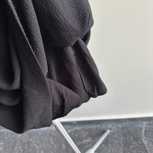 Dress comptoir des cotonniers black like new with zipper and subtle shimmer
