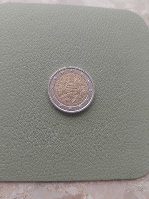 Two euro Hungary coin used