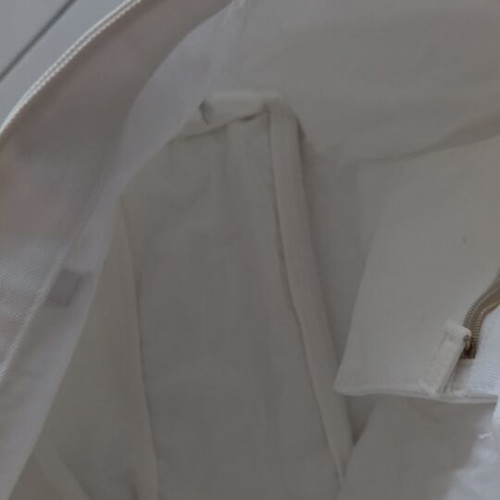 Shopper bag Paco Rabanne like new, white and gold
