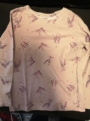 Sinsay long-sleeve shirt used for girl 6-7 years 122 cm pink