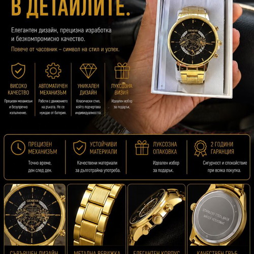 Wristwatch new men's