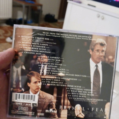 Primal Fear OST CD used