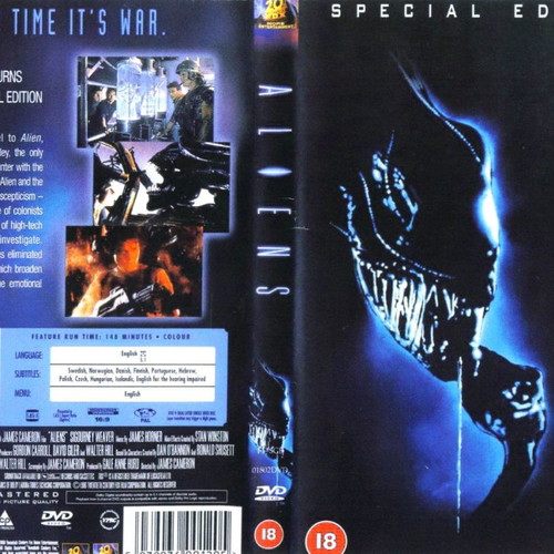 Aliens 2 DVD used with subtitles, sci-fi thriller