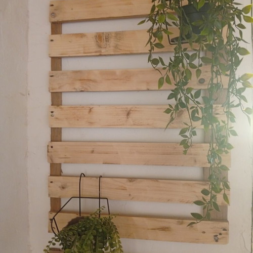 Дървена стенна декорация 80x60 см, нова