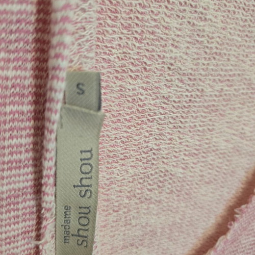 Madame Shou Shou dress like new, mako fabric, white and pink