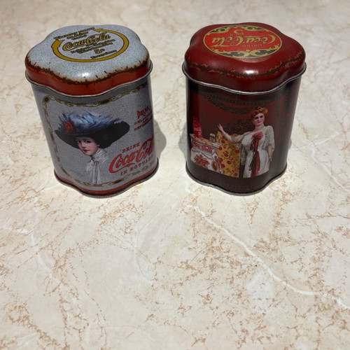 Coca Cola vintage aluminum cans like new