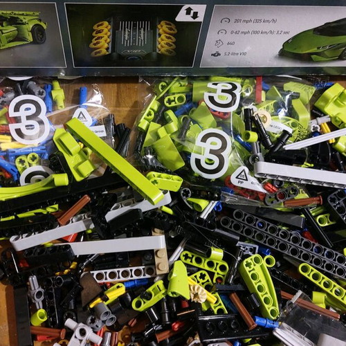 Lego 42161 used, incomplete with sealed bags