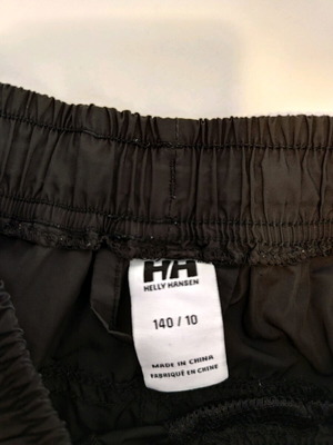 Helly Hansen dry fit shorts black size 140 used