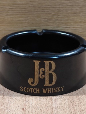 J&B Scotch Whisky plastic ashtray used with minor marks