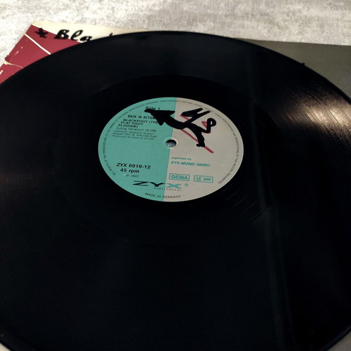 Back In Action Blackfoot The Flat Foot Floogie 12'' vinyl used, 1992 Germany