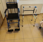Mobility wheelchair with toilet function