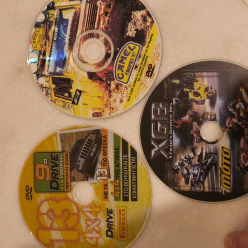 Motorsport DVDs like new, set of 3