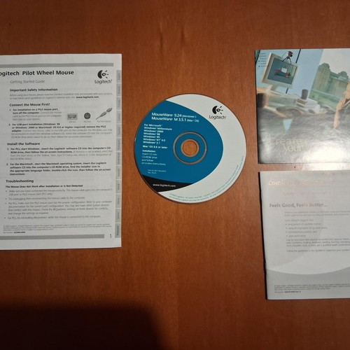 Logitech Pilot Wheel Mouse software like new
