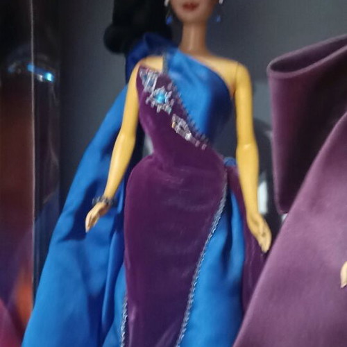 Bob Mackie vintage Barbie dolls with jewellery and original box new