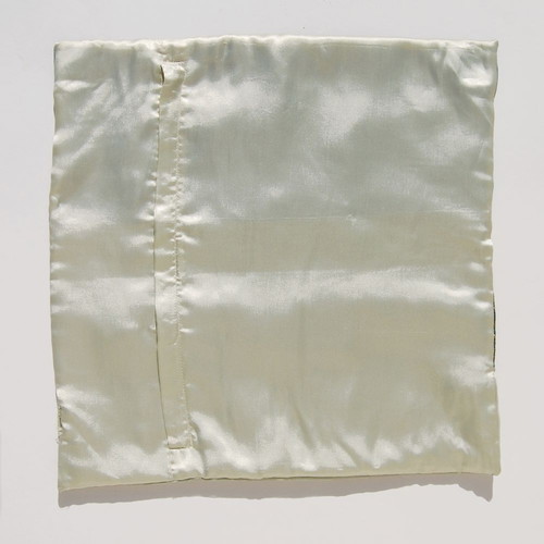 Decorative pillow cover with gold thread embroidery like new