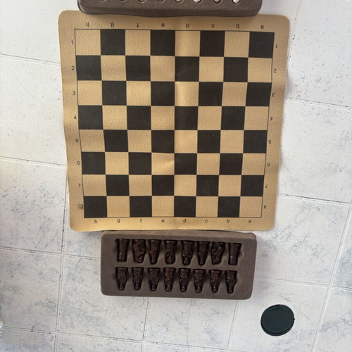 Chinese chess set, vintage style