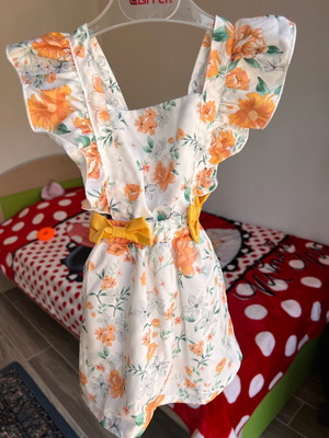 Summer dress with crisscross back new for 11-18 months