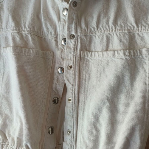 Kids denim jumpsuit new Zara white 140 cm