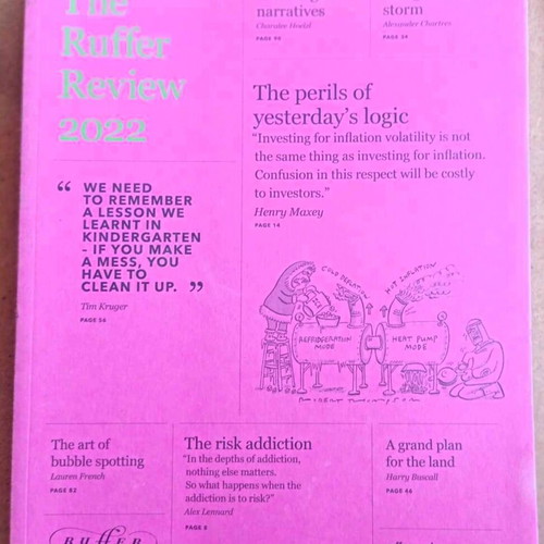 The Ruffer Review 2022 book used, English