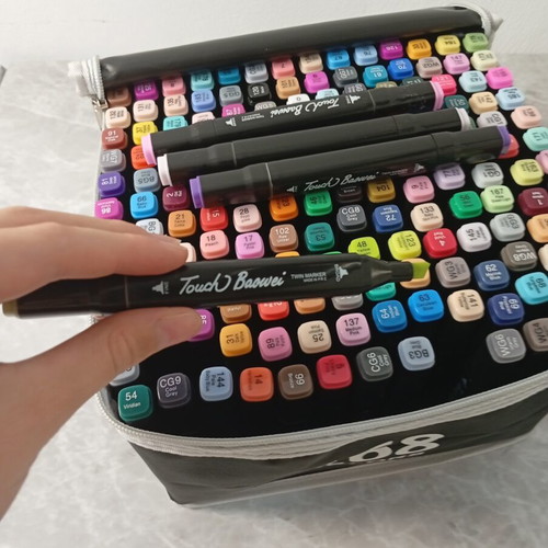 168 Colours Dual Tip Marker Set