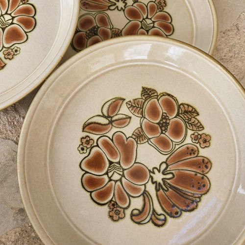 Festival Range Vintage Plates Rafflesia Design Like New