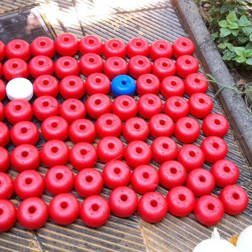 Net enclosure floats new, pack of 203 pieces