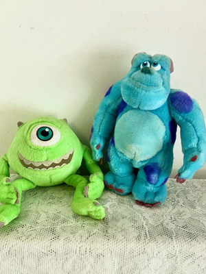 Vintage σετ κουκλάκια Monsters Inc 2000 σαν καινούργιο